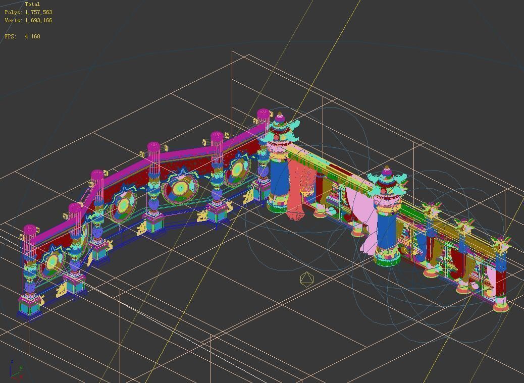 Royal Palace-Shabak-Royal Palace Wall 01 3D model_5