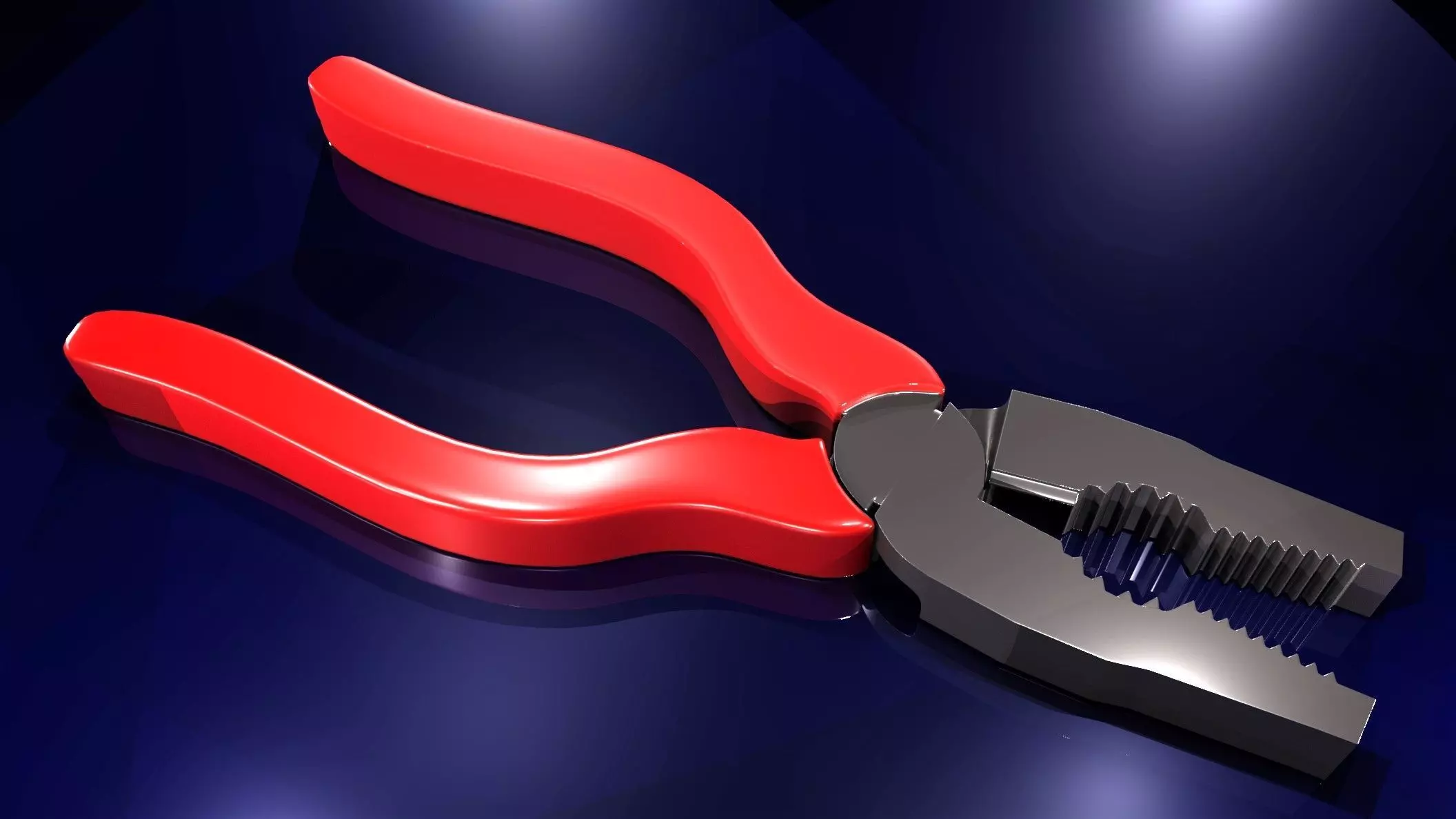 Plier pliers Free low-poly 3D model