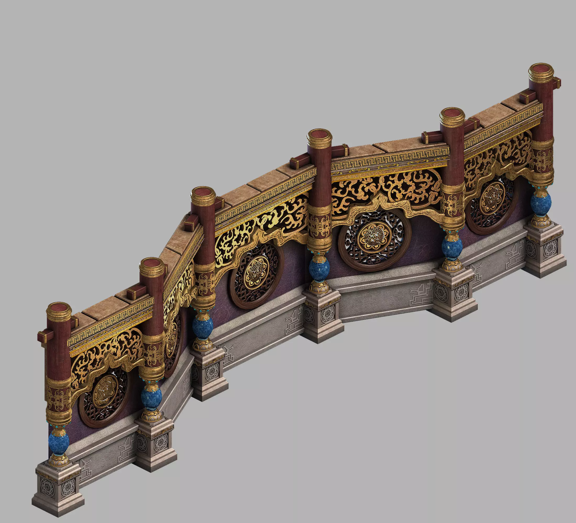 Royal Palace-Shabak-Royal Palace Wall 02 3D model_0