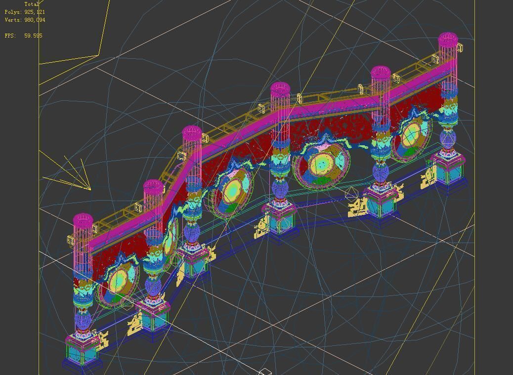 Royal Palace-Shabak-Royal Palace Wall 02 3D model_5