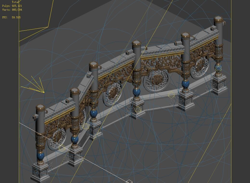 Royal Palace-Shabak-Royal Palace Wall 02 3D model_6