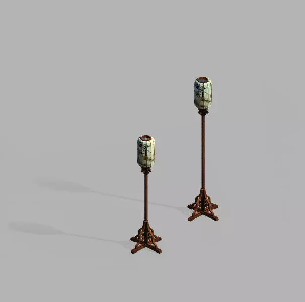 Royal Palace-Shabak-Vertical Palace Lantern 3D model_0