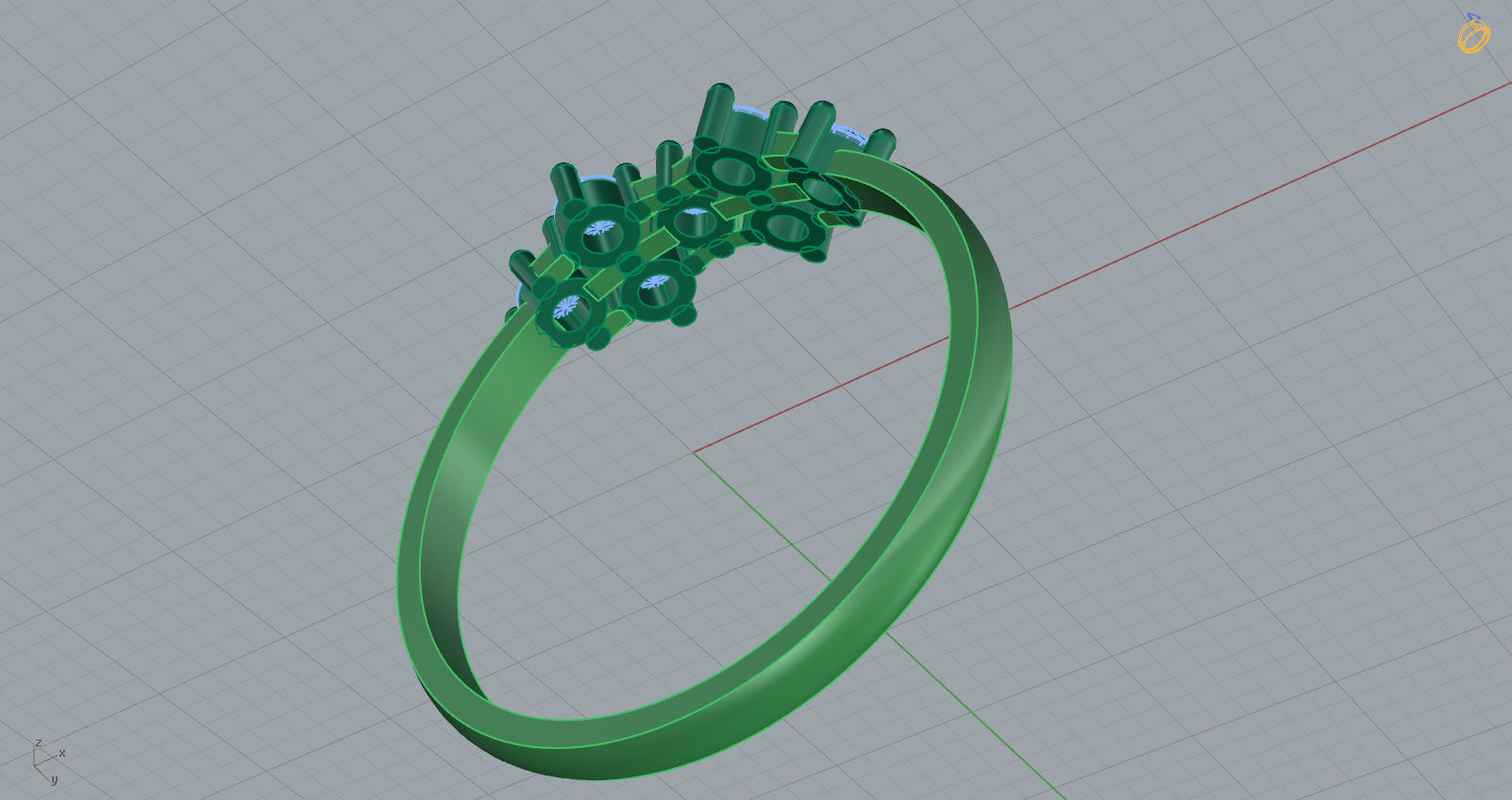 M1398004 ring 3D print model_10