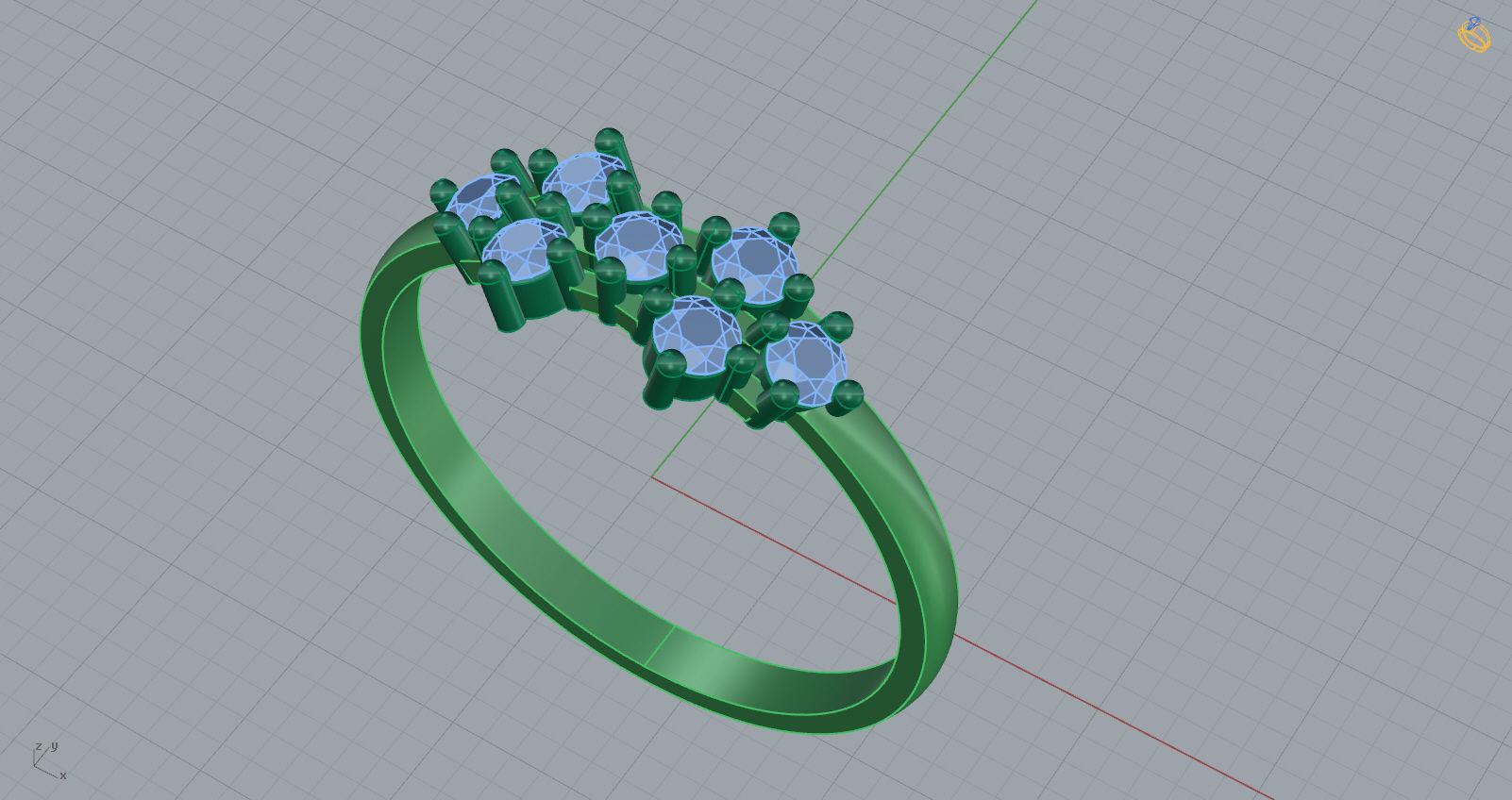 M1398004 ring 3D print model_9