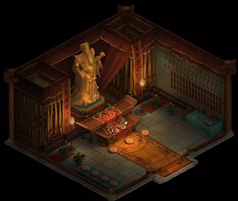 Marriage-Matchmaker-Yue Lao Temple 12 3D model_0