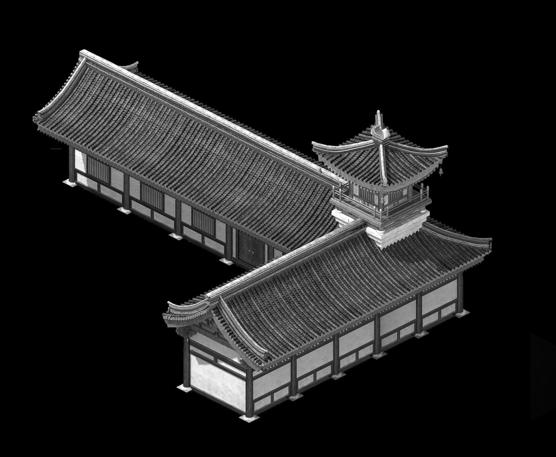 Prison-cell 1582 3D model_2