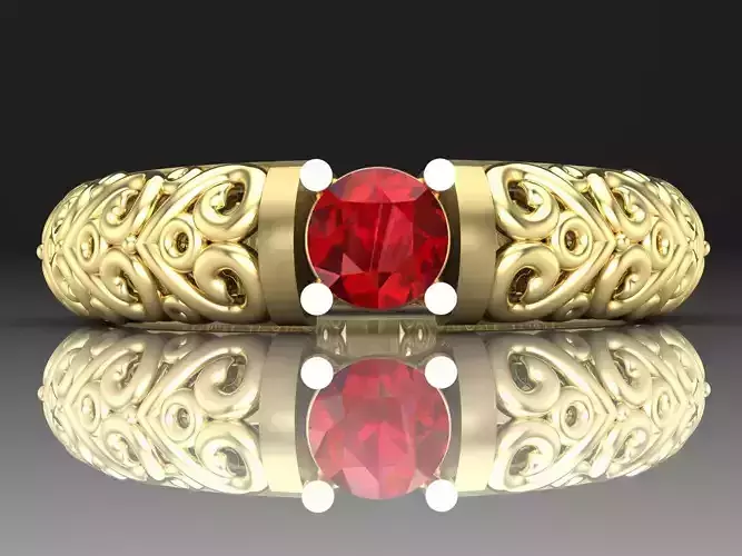 Beautiful Ring with one stone