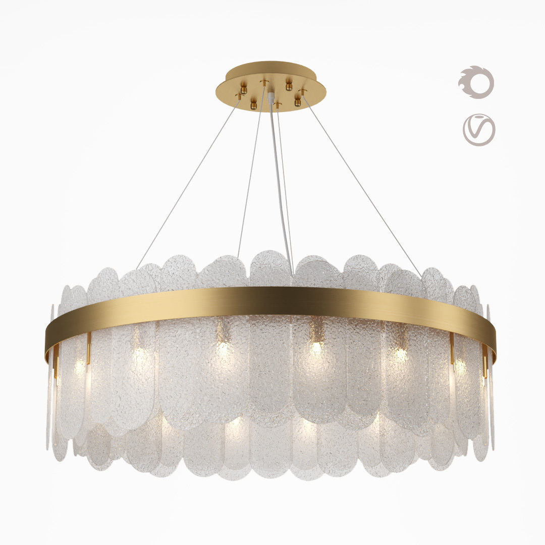 Blount Chandelier Raised by Loft Concept 3D model_1