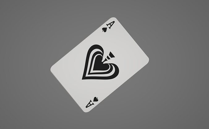 Deck of Playing Cards Regalia white by Shin Lim Free 3D model