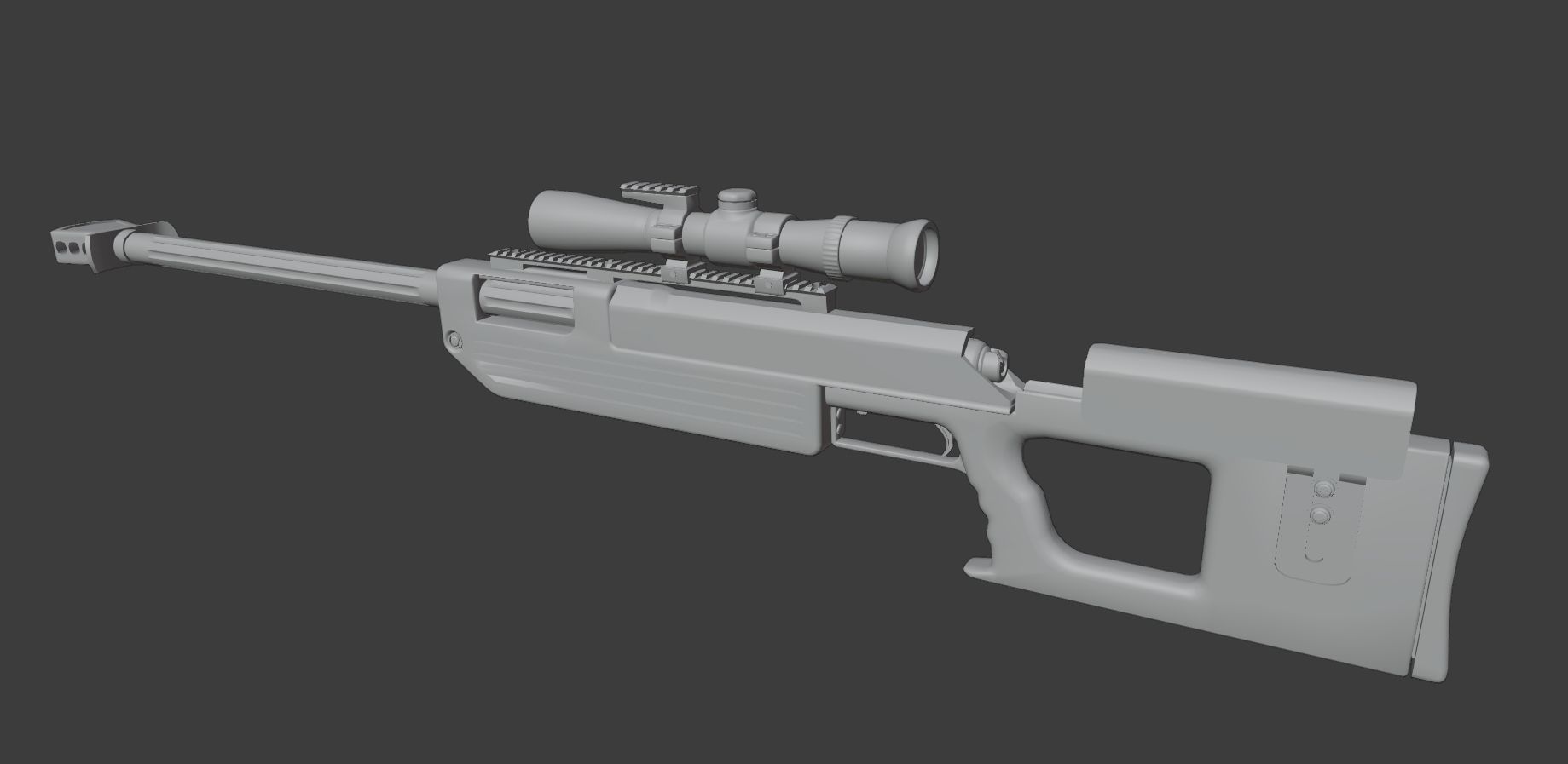 Arbiter 20mm Low-poly 3D model_9