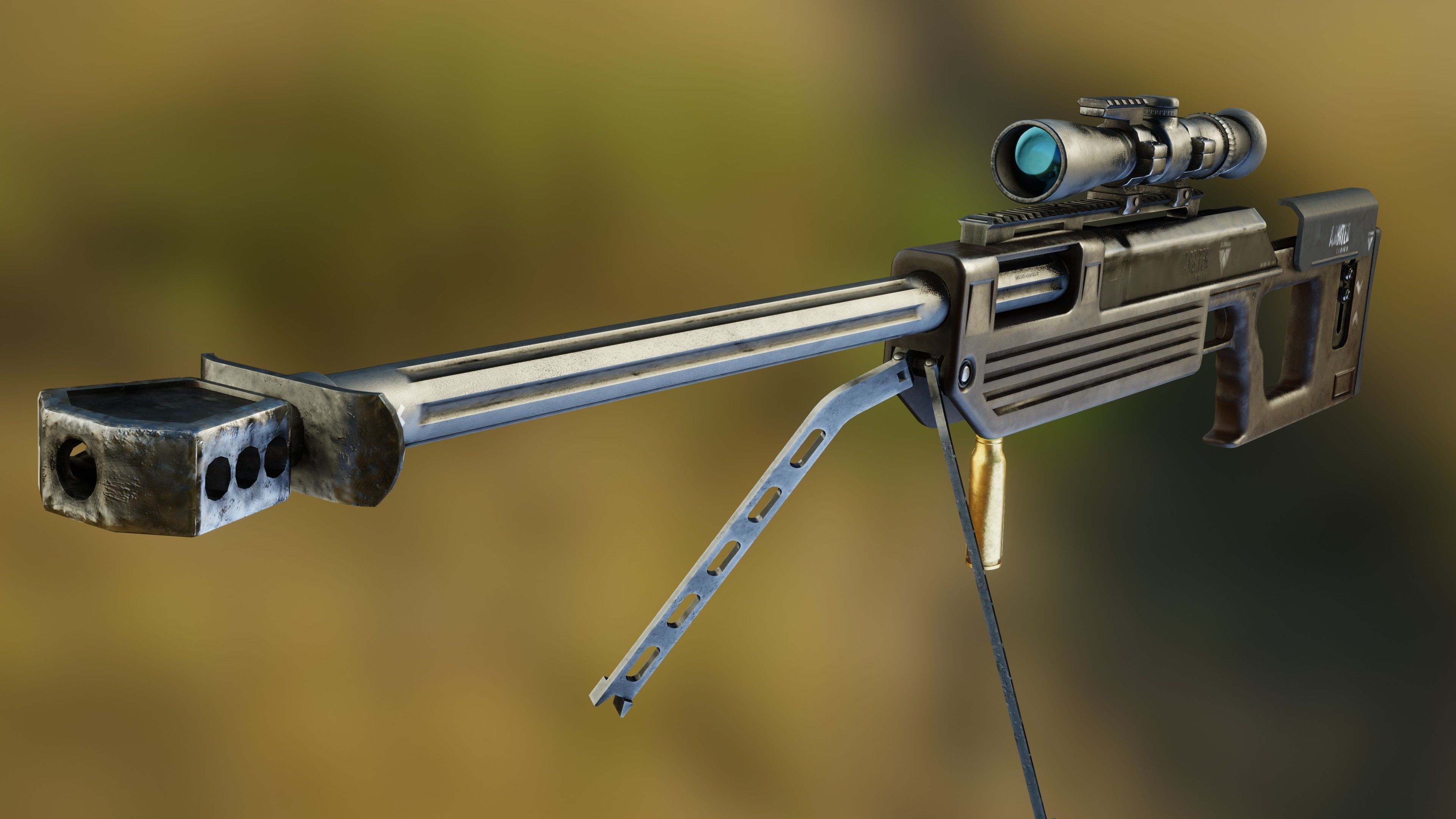 Arbiter 20mm Low-poly 3D model_1