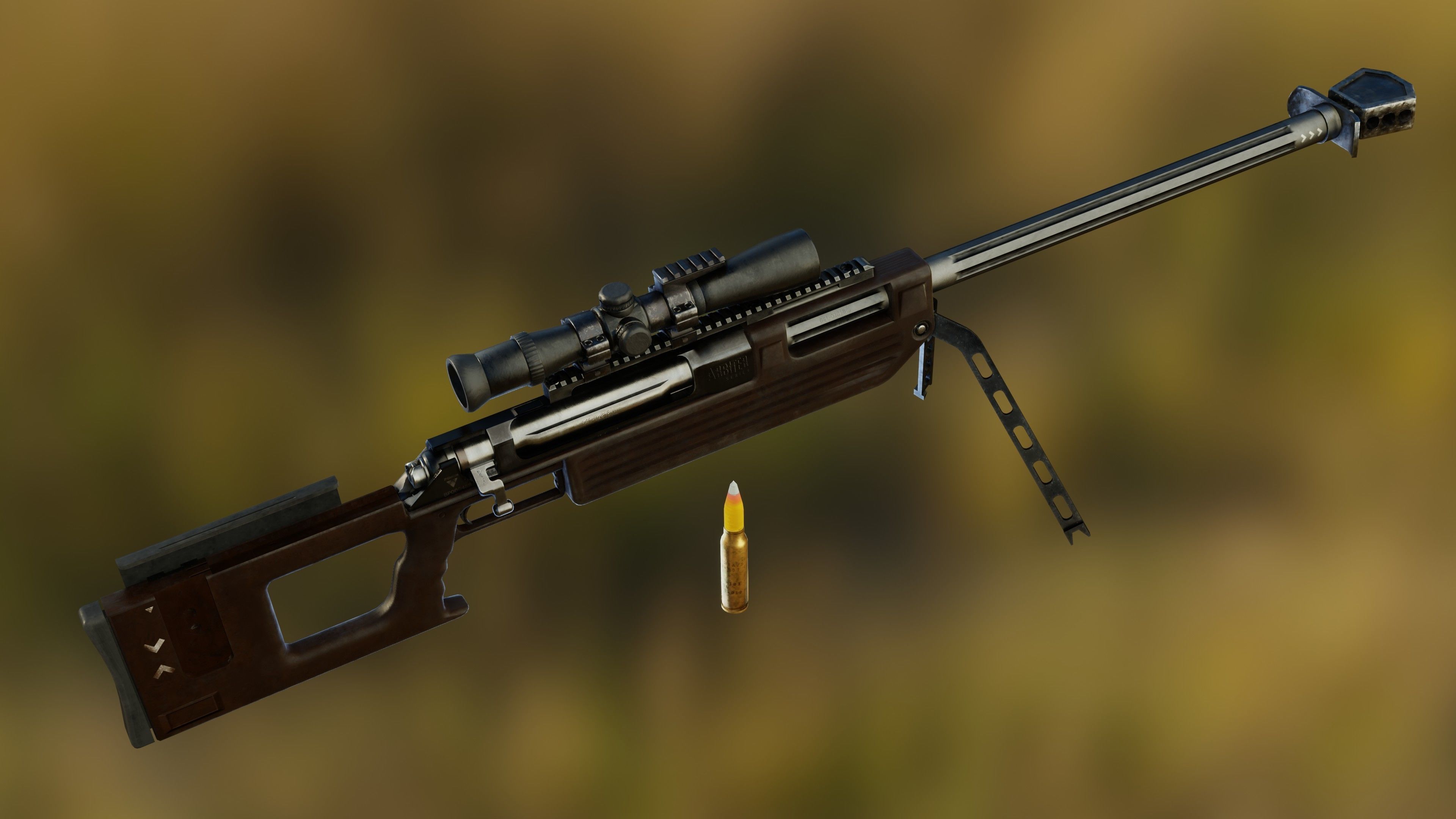 Arbiter 20mm Low-poly 3D model_5