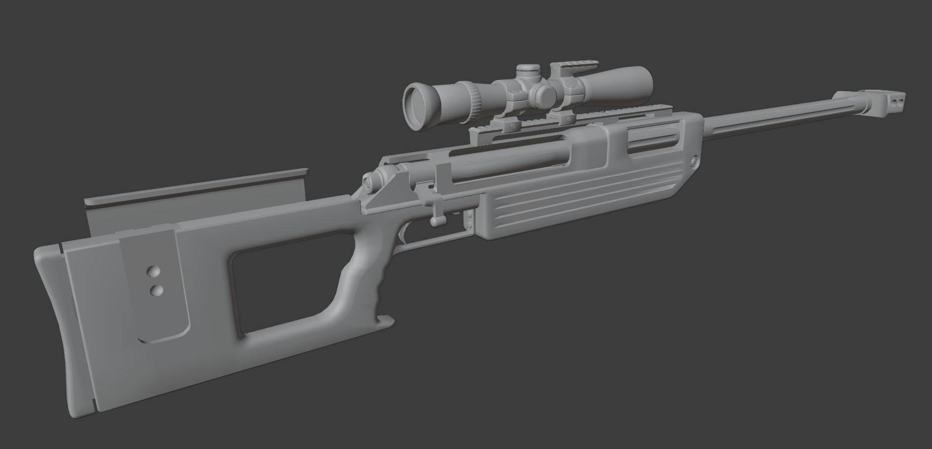 Arbiter 20mm Low-poly 3D model_10