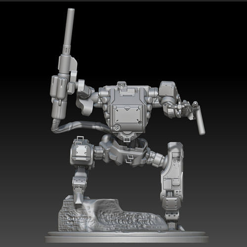 Toad Mecha  3D print model