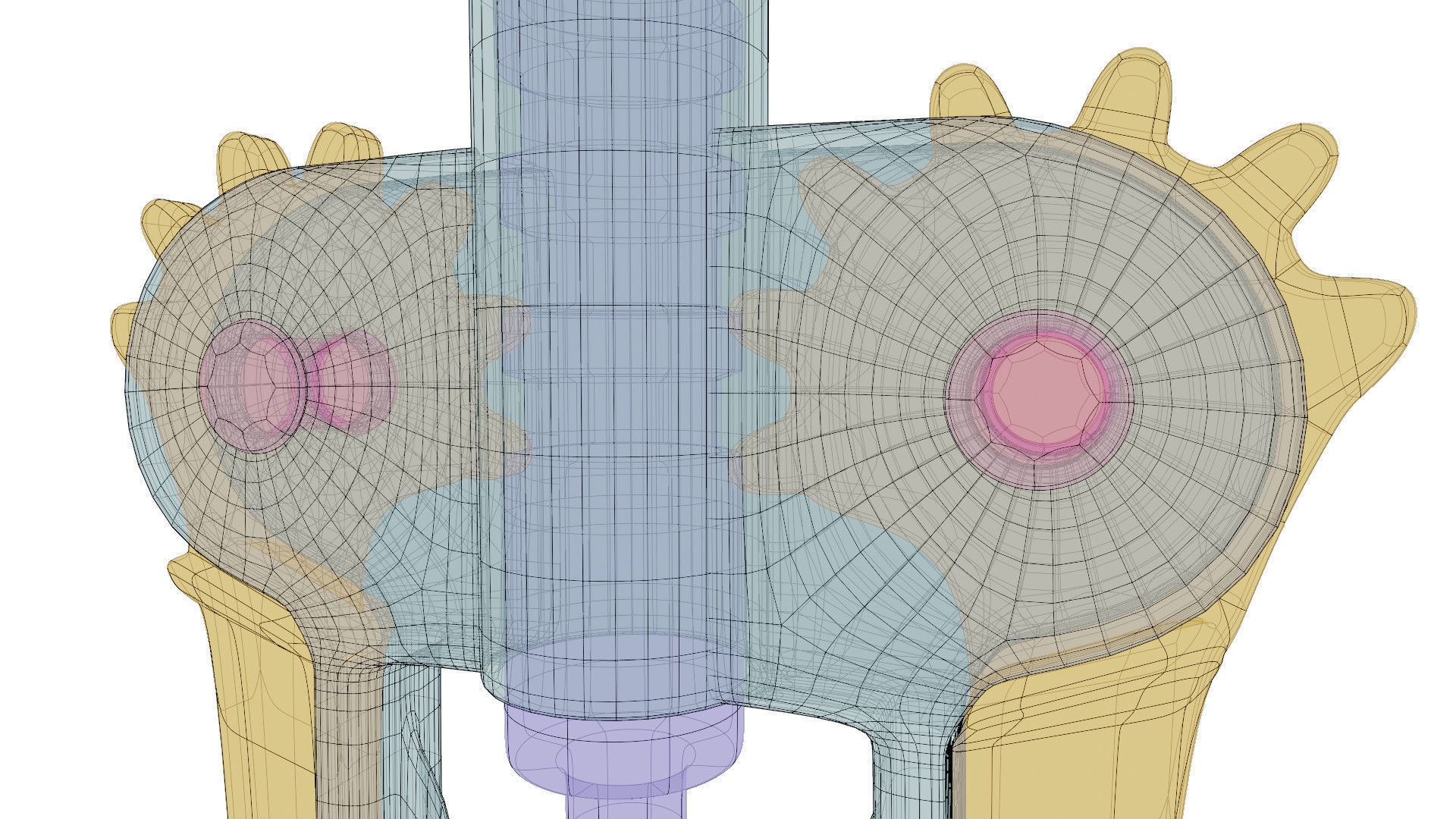 Corkscrew wine 3D model_22