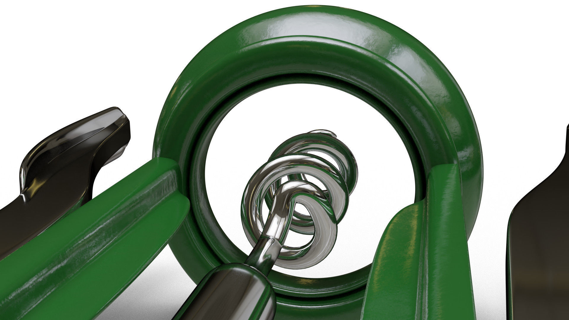 Corkscrew wine 3D model_14