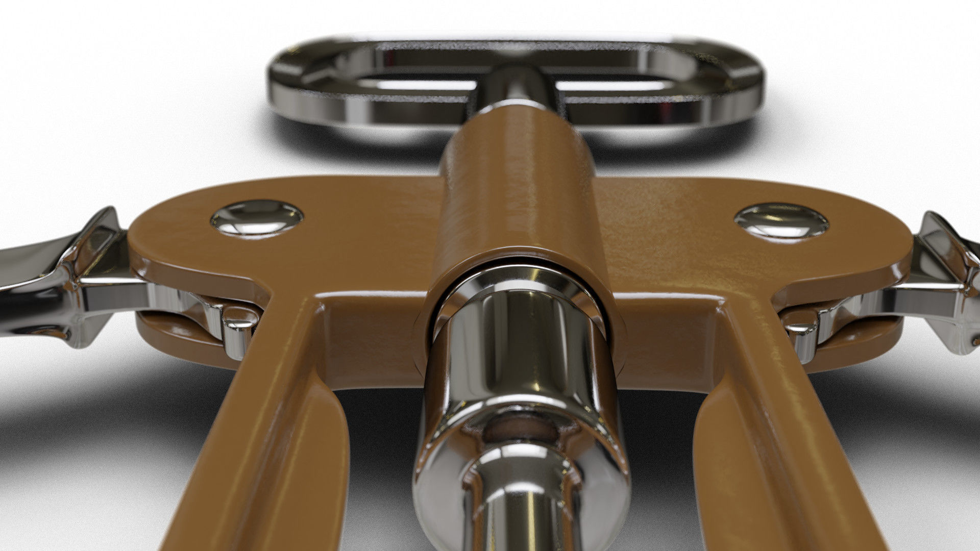 Corkscrew wine 3D model_11