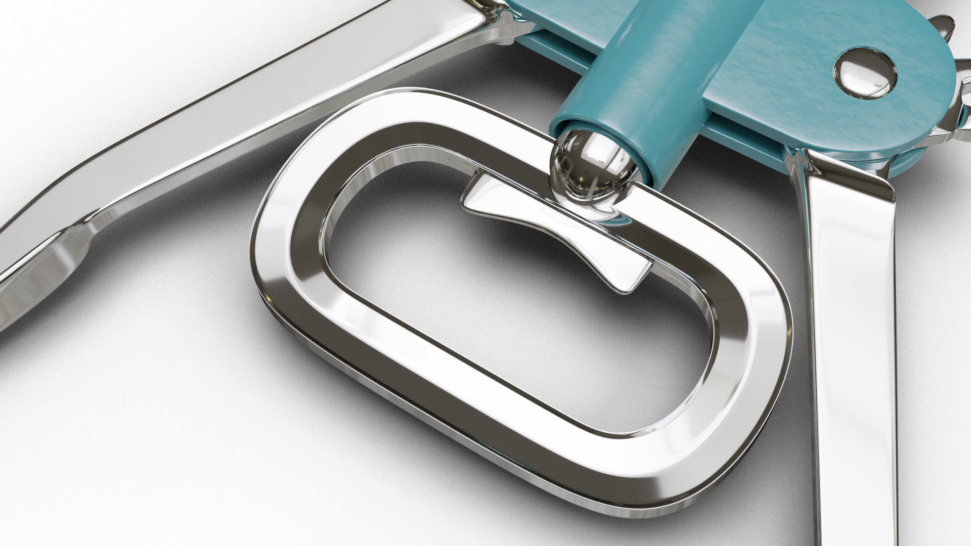 Corkscrew wine 3D model_9