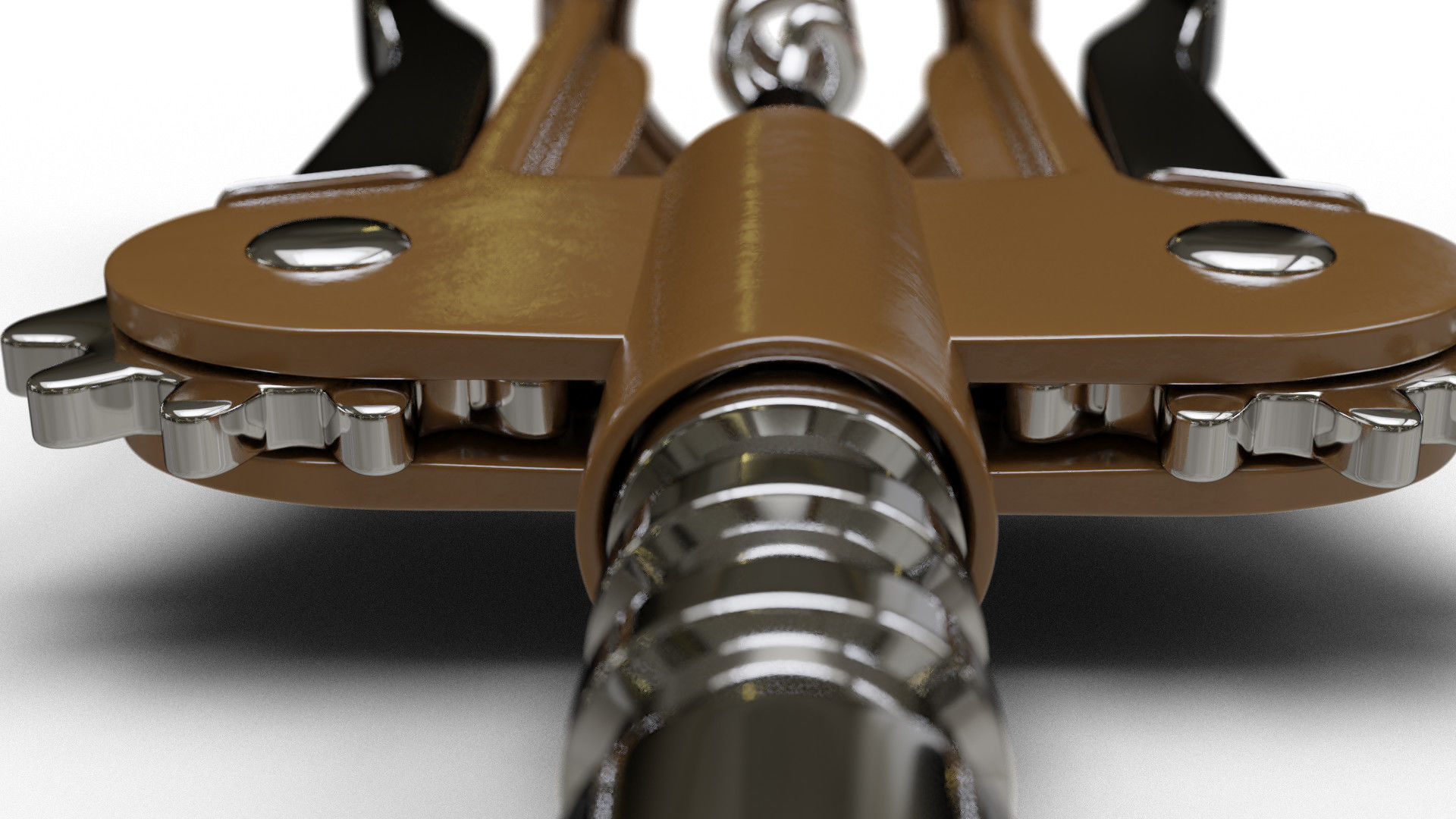 Corkscrew wine 3D model_10