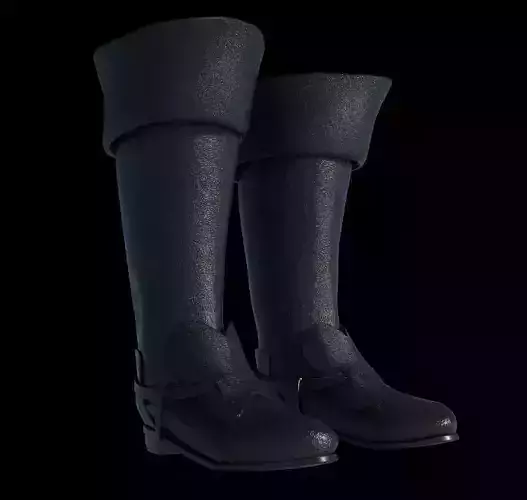 Old fine leather boots