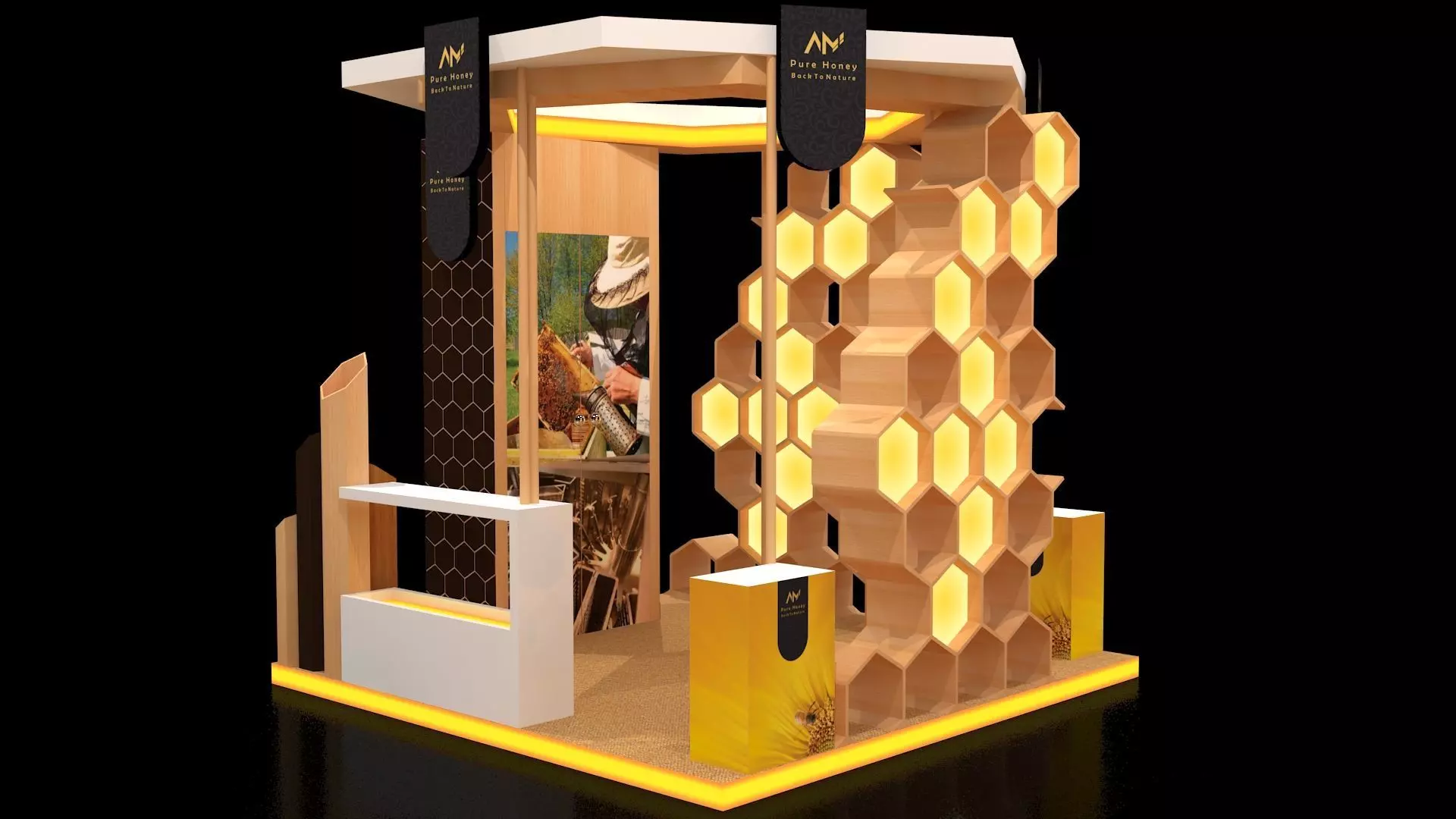 Exhibition Stand 3D model