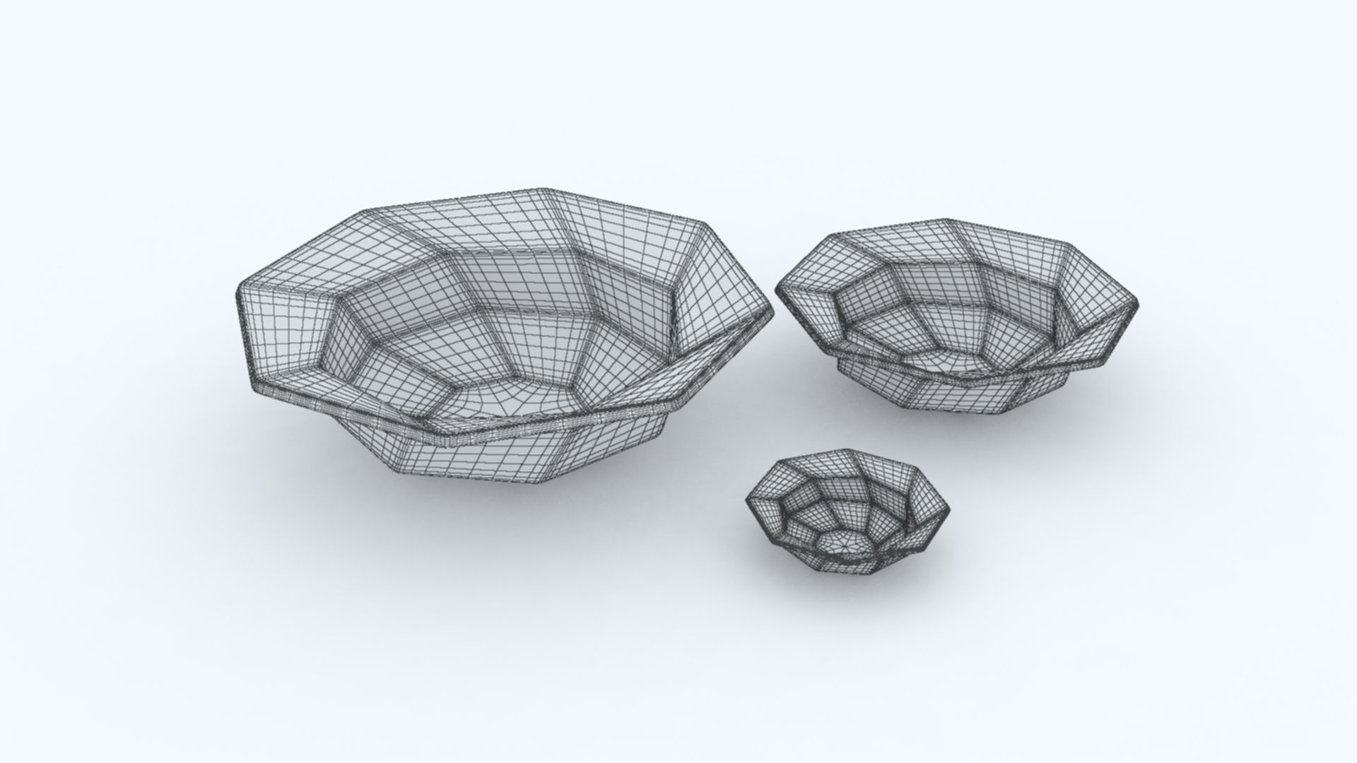 Glass Bowl 2 - GB2 Black 3D print model_7