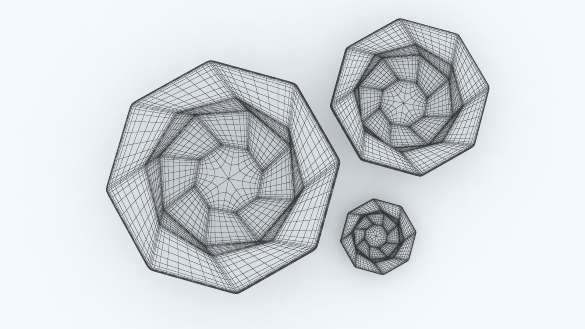 Glass Bowl 2 - GB2 Black 3D print model_8