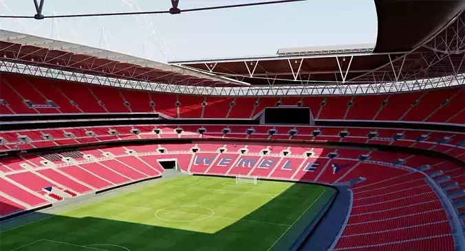 Wembley Stadium - London England 3D model