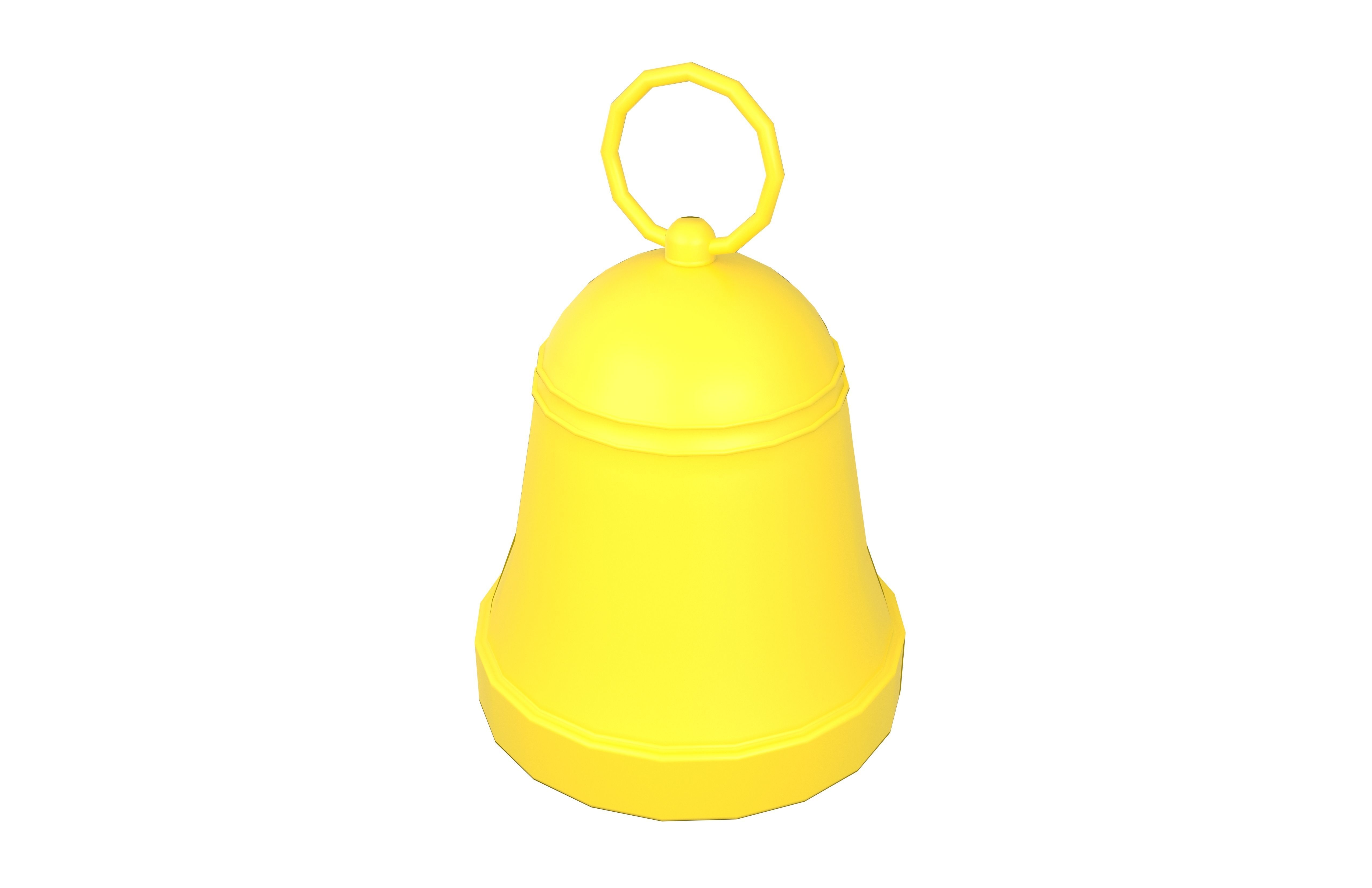 Bell v1 002 Low-poly 3D model_3