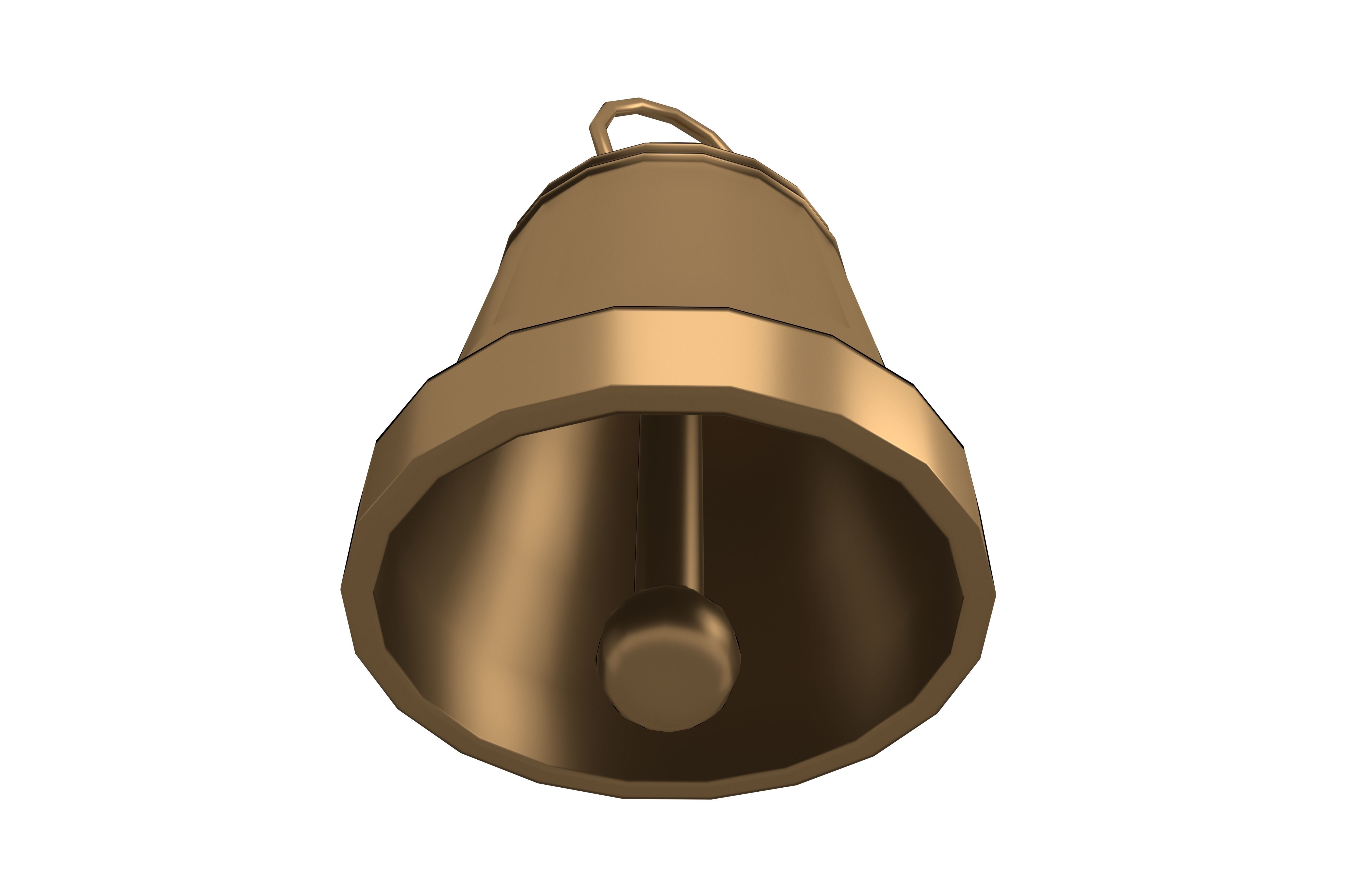 Bell v1 007 Low-poly 3D model_4