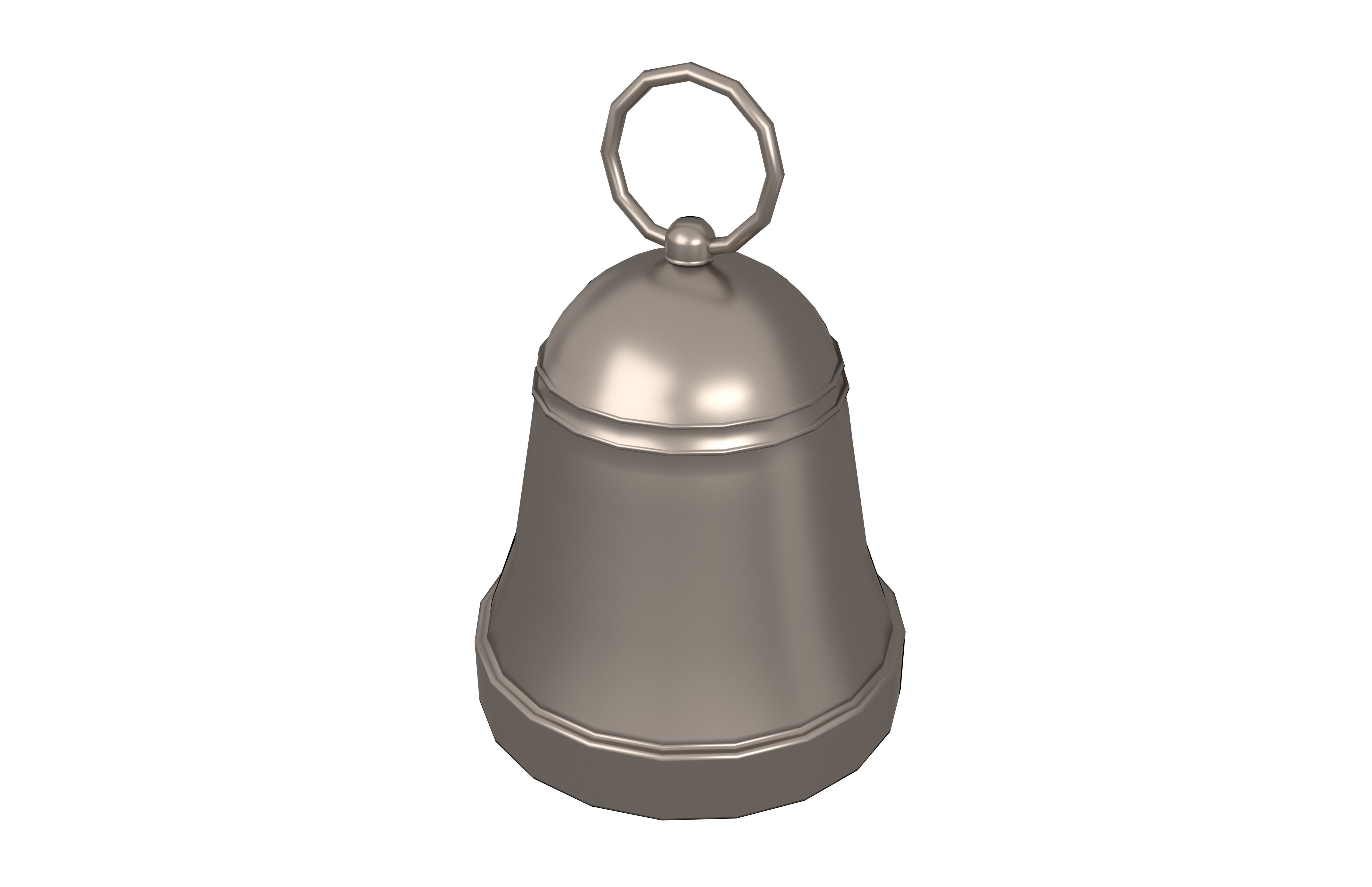 Bell v1 008 Low-poly 3D model_3