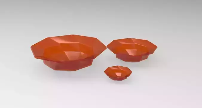 Glass Bowl 2 - GB2 Orange