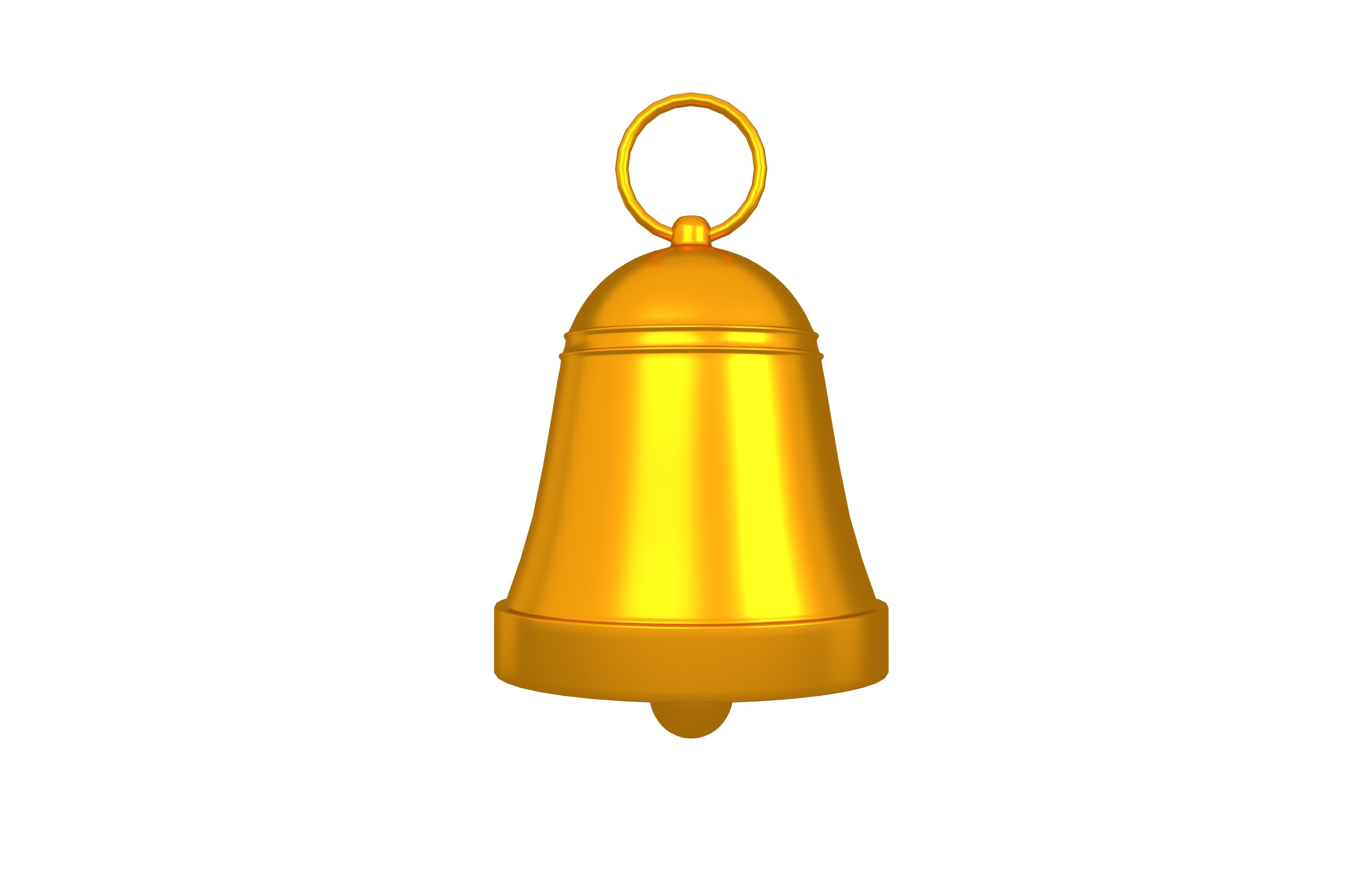 Bell v2 005 Low-poly 3D model_2