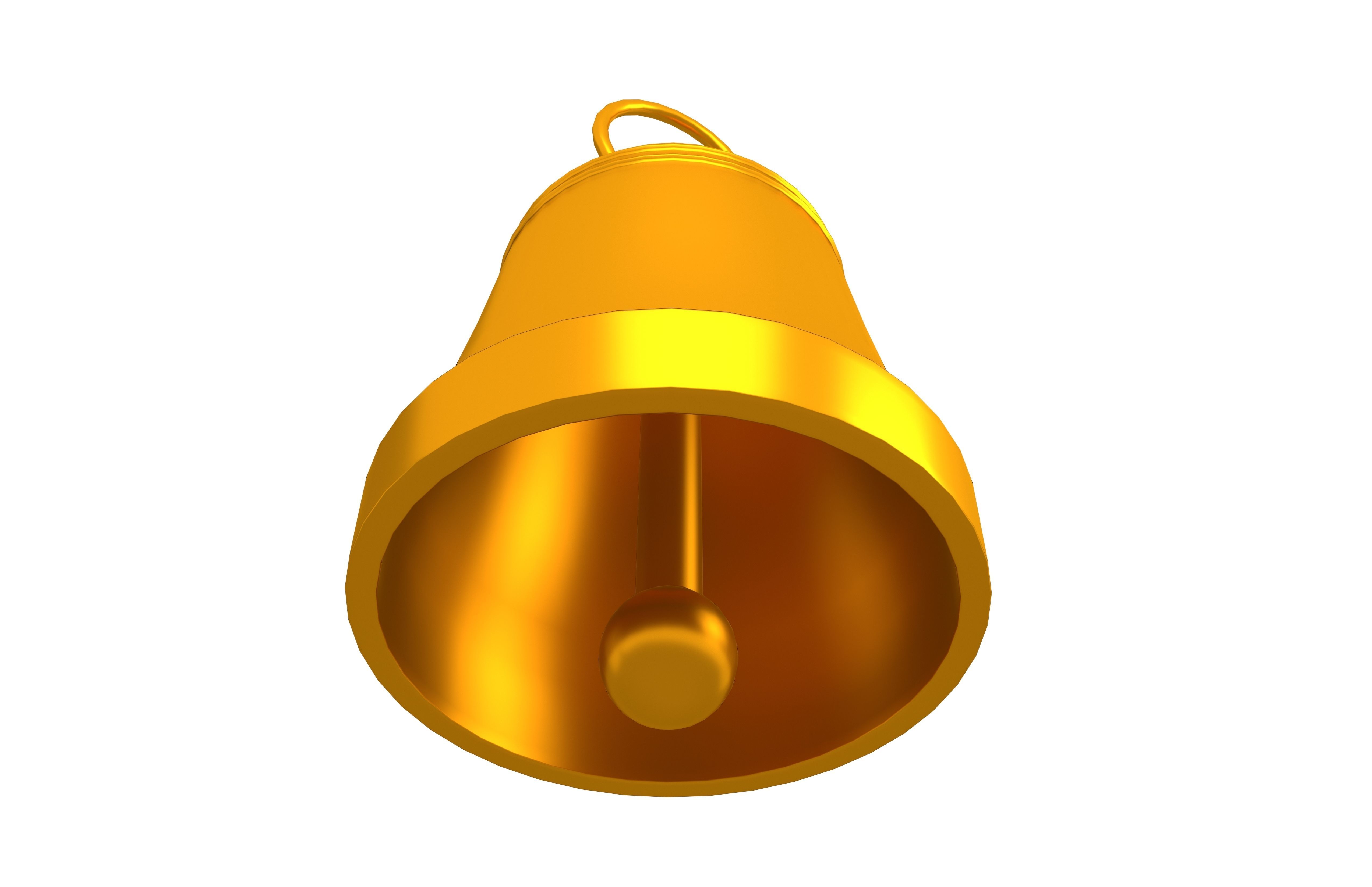 Bell v2 005 Low-poly 3D model_4