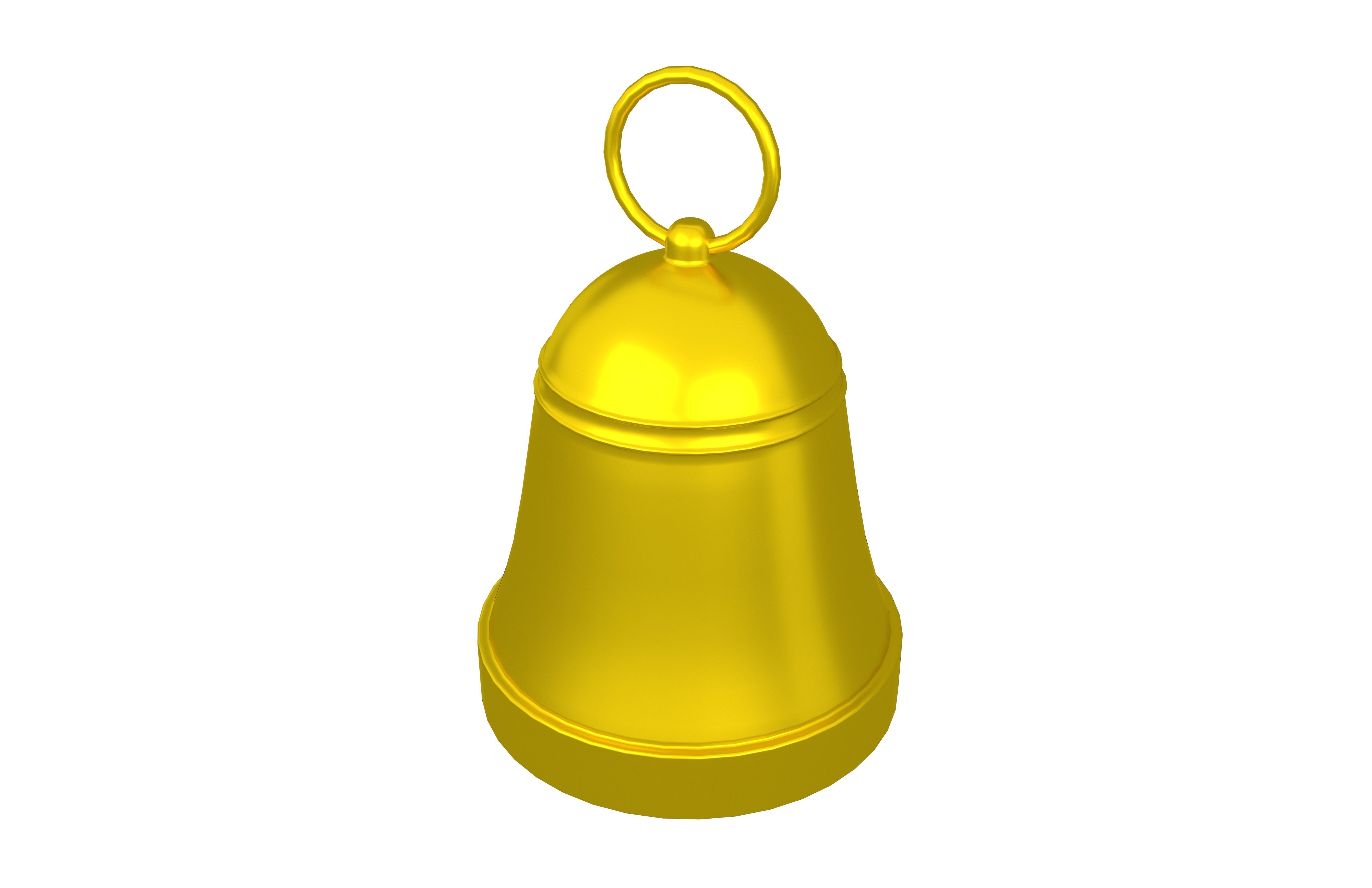 Bell v2 006 Low-poly 3D model_3