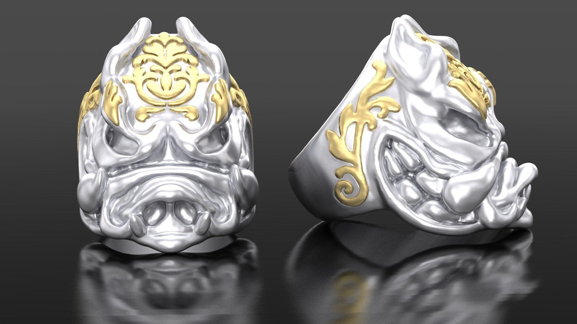 Ring the Bull 3D print model_1