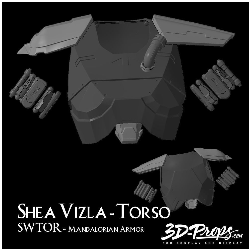 SHEA VIZLA FULL ARMOR SWTOR 3D FILES 3D print model_3