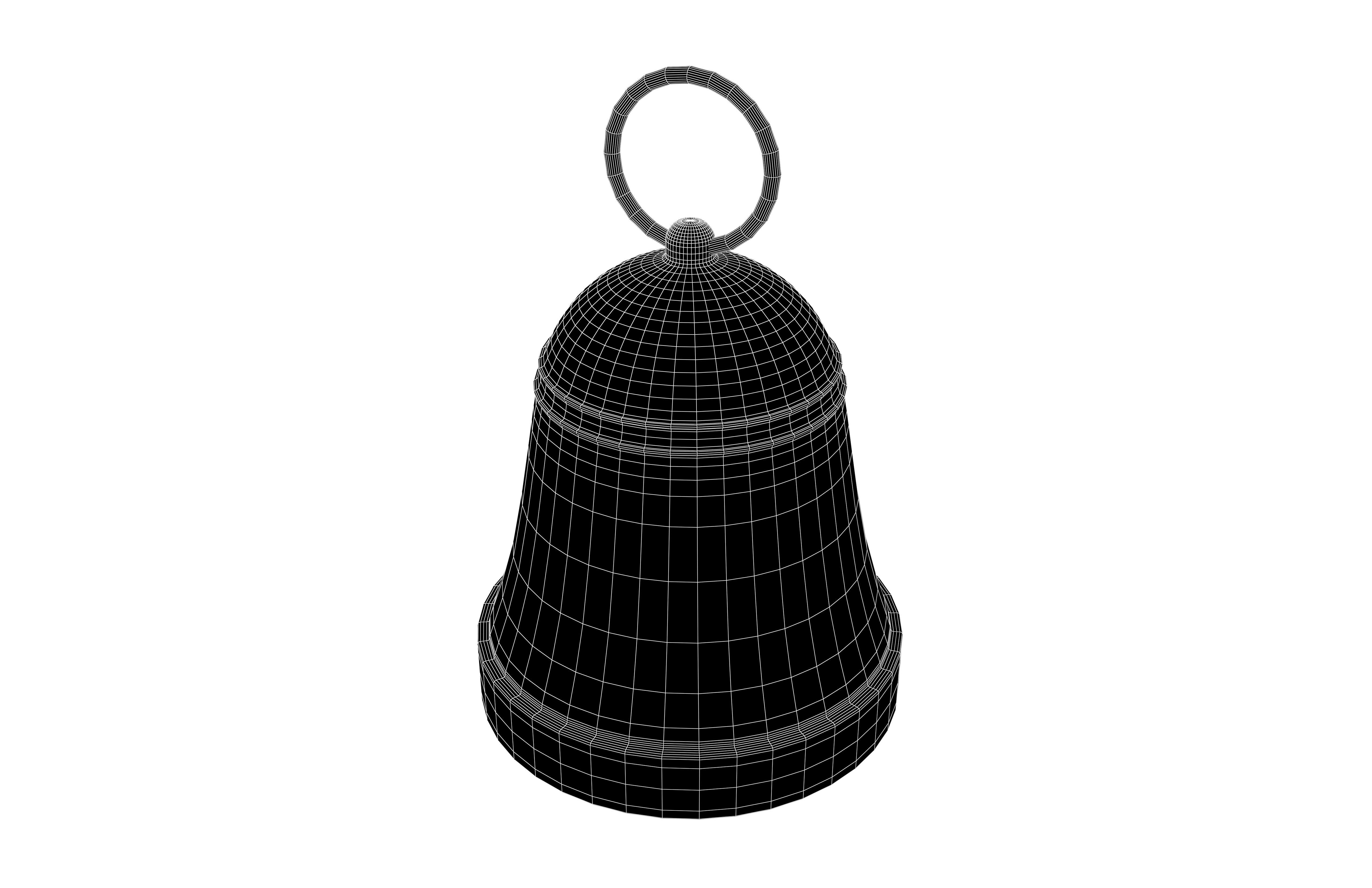 Bell V2 Pack 01 Low-poly 3D model_5