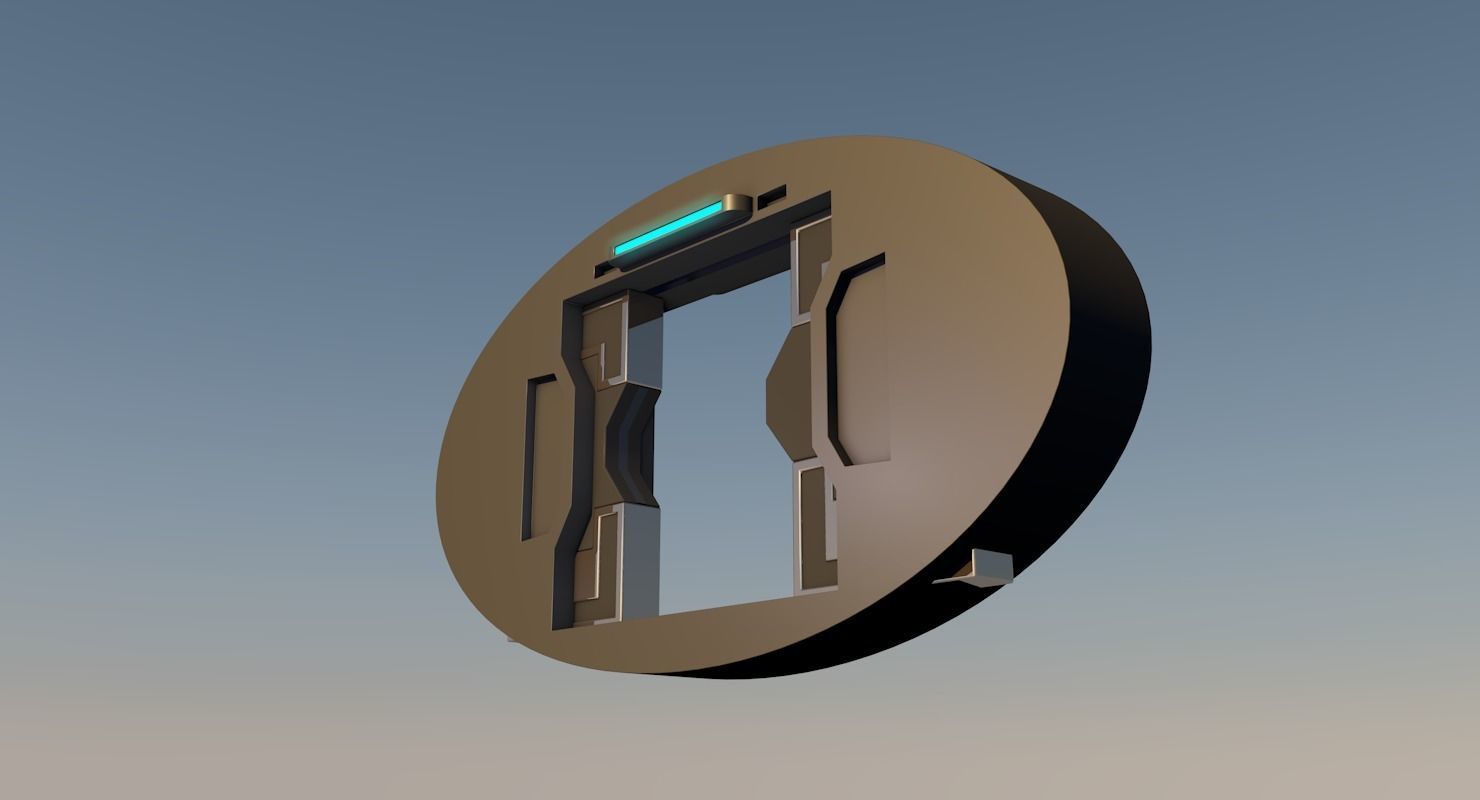 Sci Fi Corridor   3D model_8