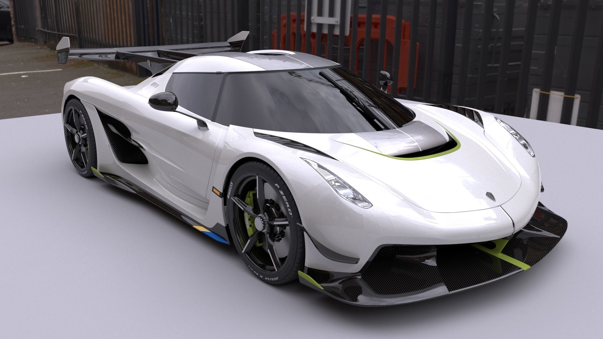 Koenigsegg Jesko 2020 3D model_6