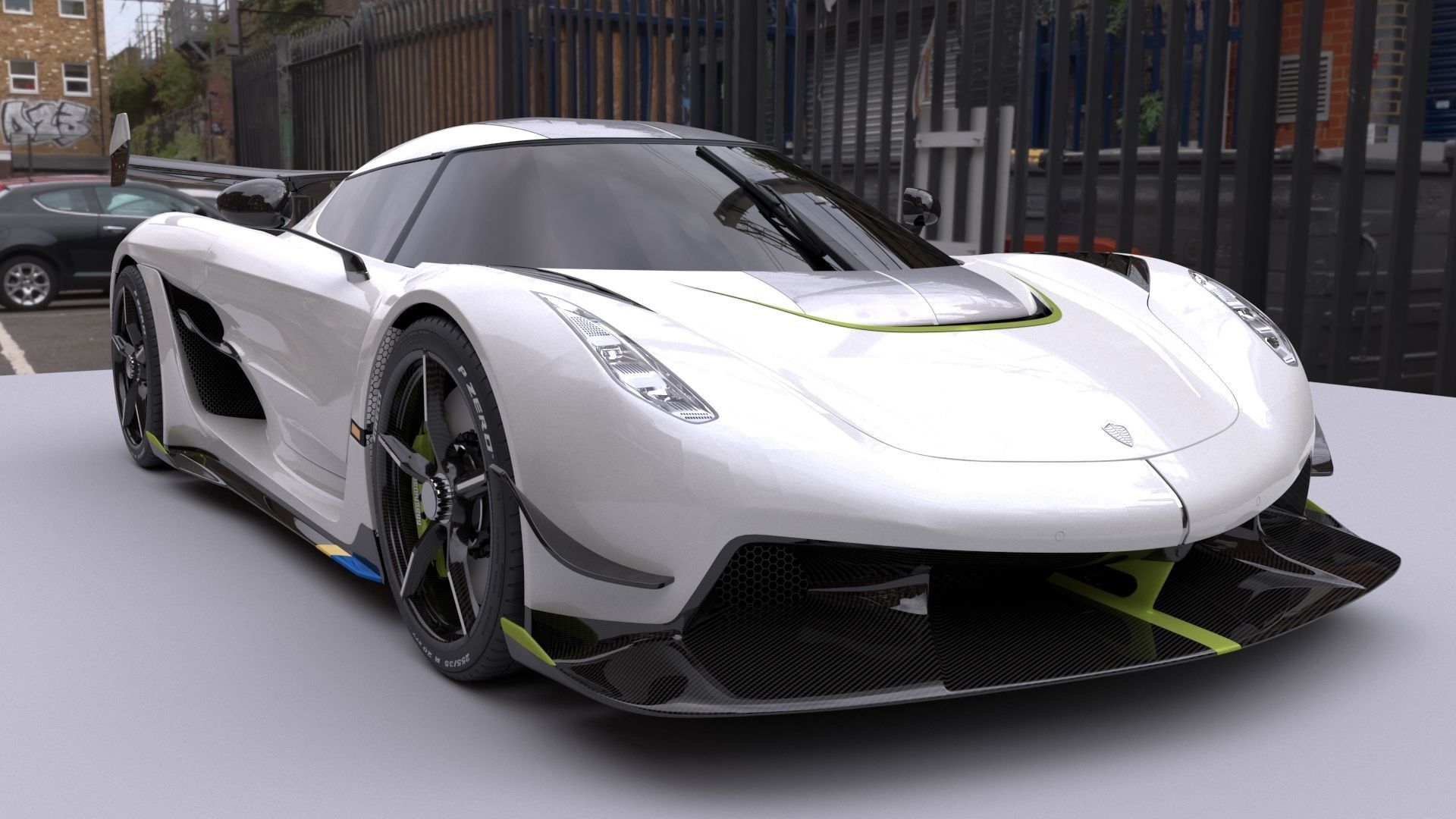 Koenigsegg Jesko 2020 3D model_12