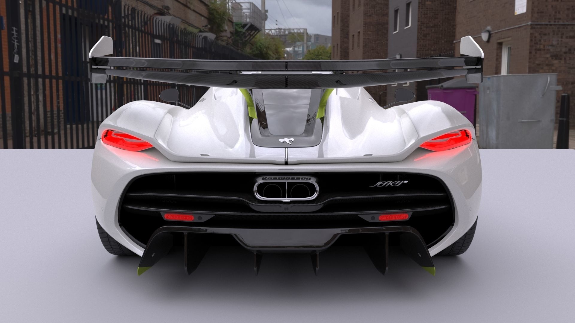 Koenigsegg Jesko 2020 3D model_9
