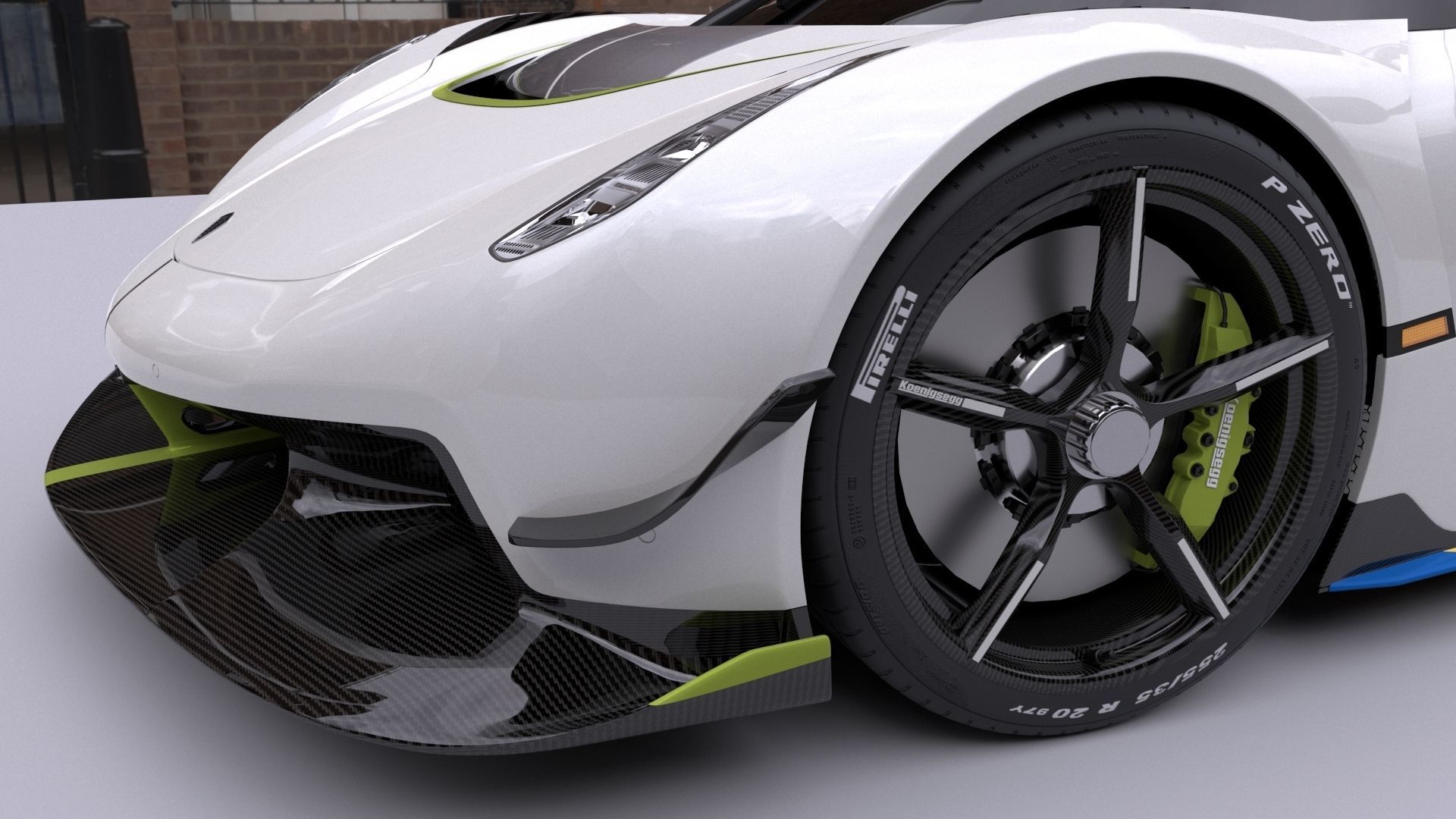 Koenigsegg Jesko 2020 3D model_4