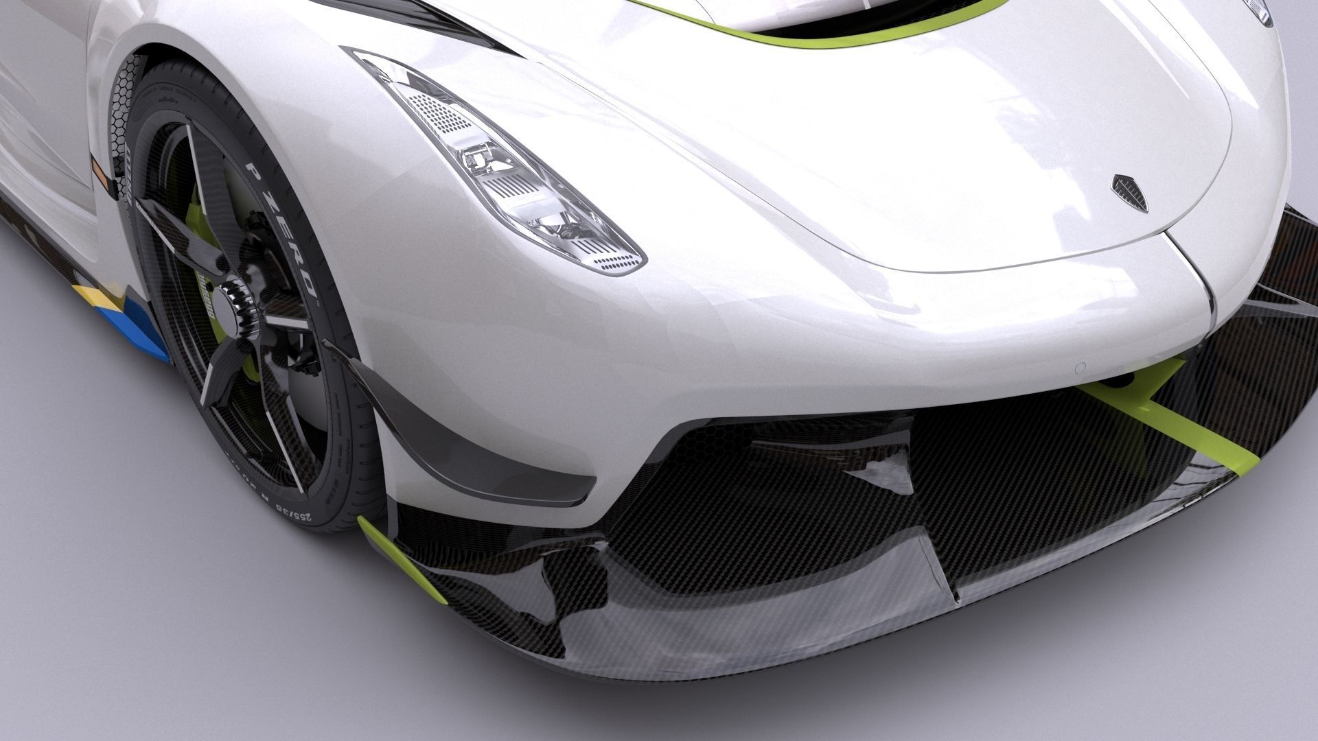 Koenigsegg Jesko 2020 3D model_5