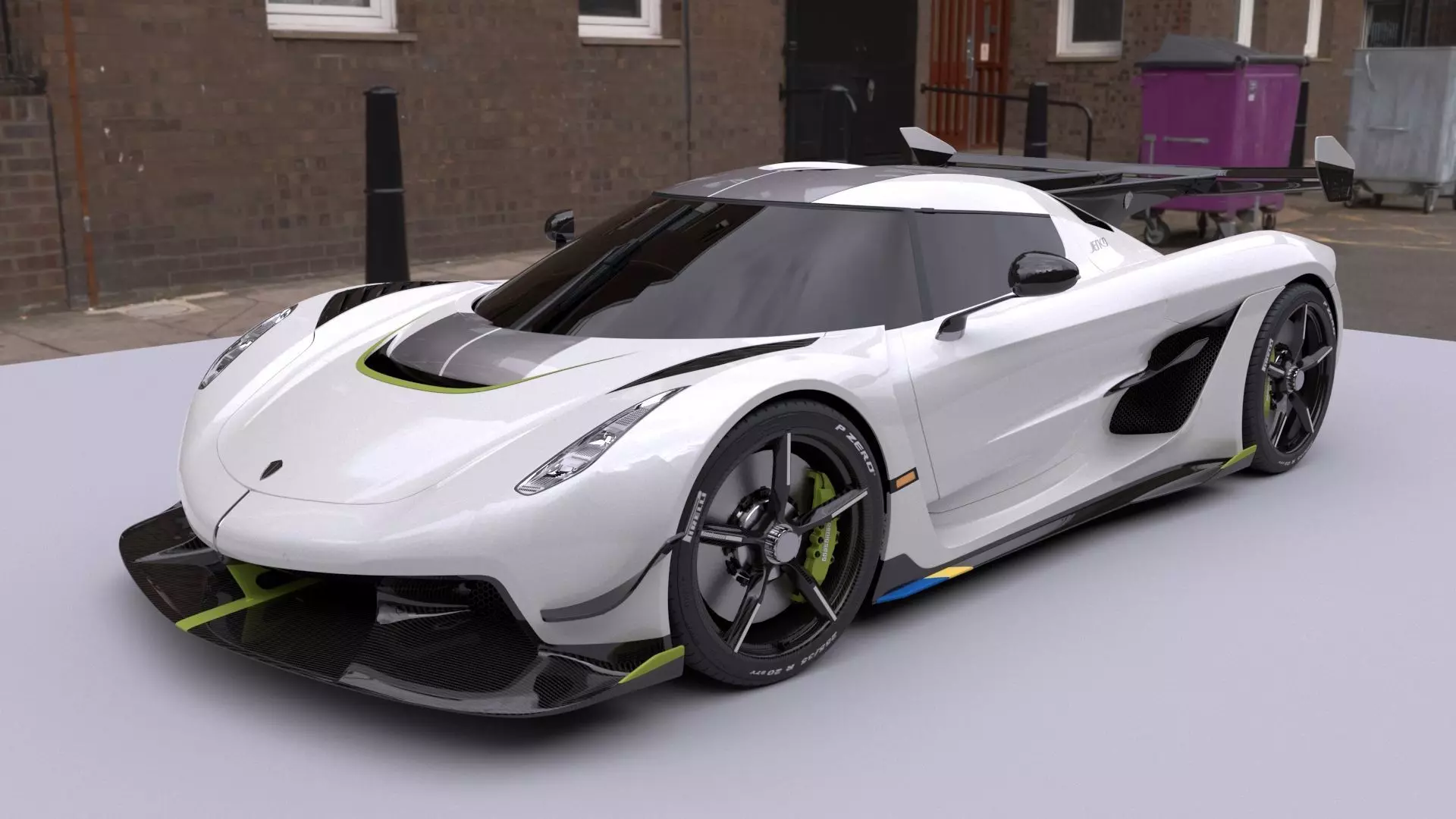 Koenigsegg Jesko 2020 3D model_0