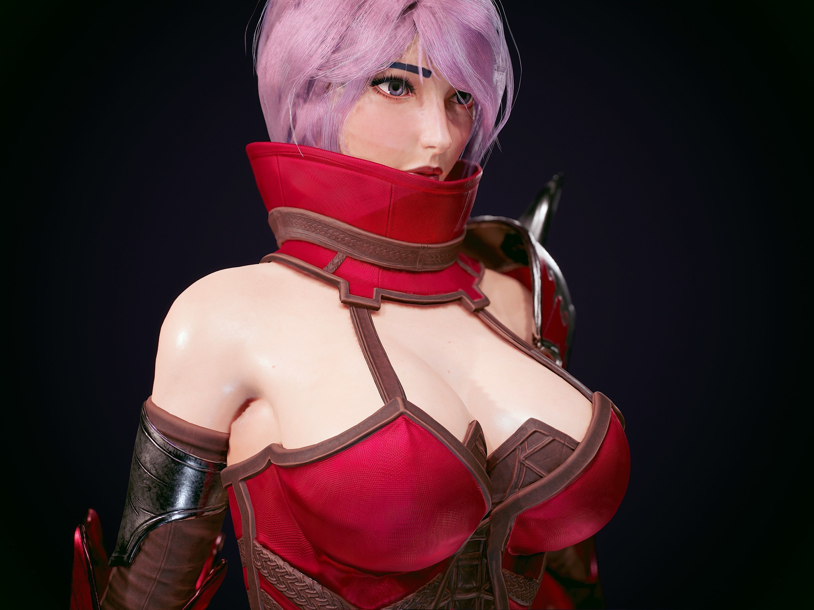 Warrior Ninja  - Unreal Game Ready Model Low-poly 3D model_27