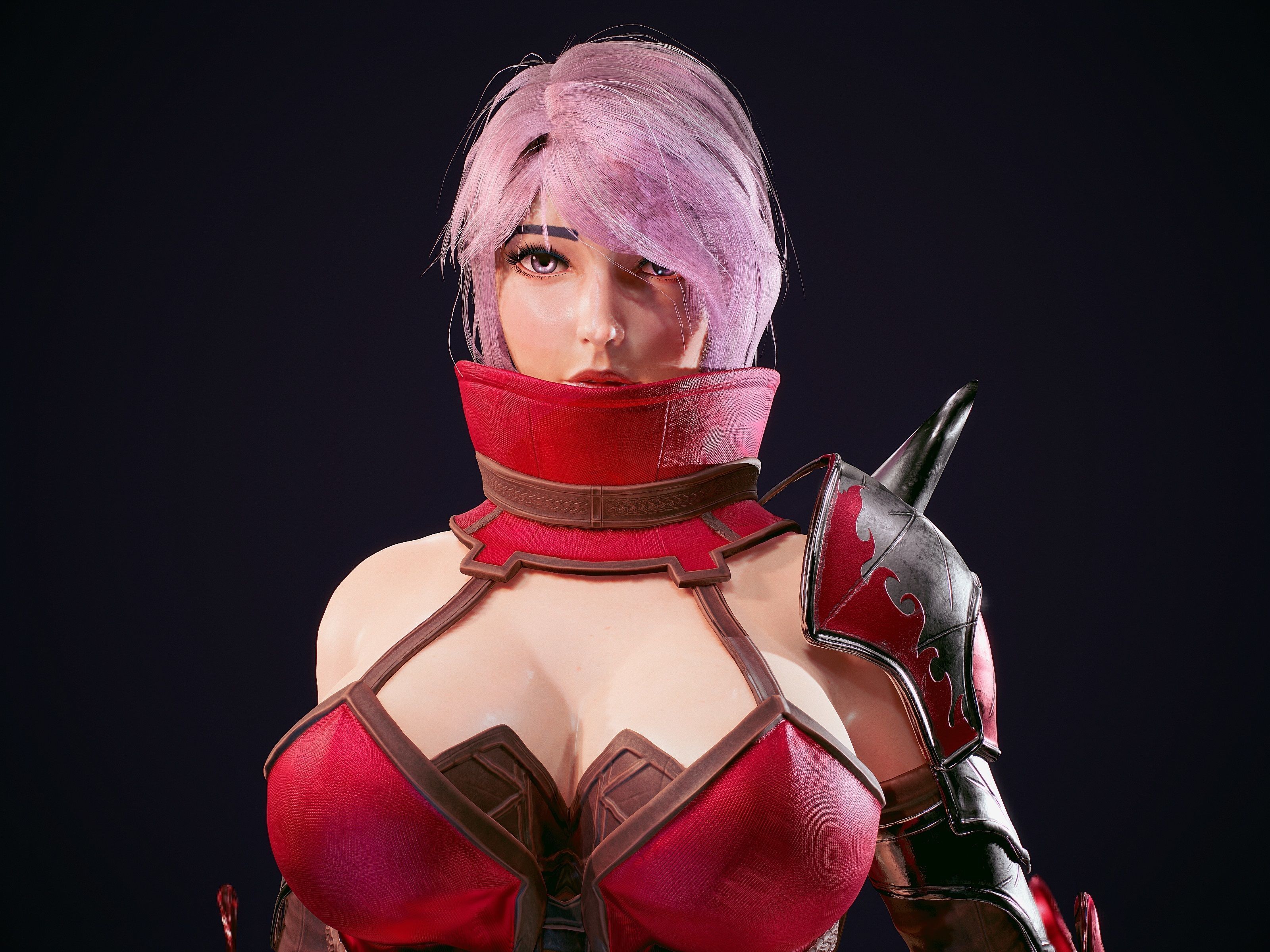 Warrior Ninja  - Unreal Game Ready Model Low-poly 3D model_28