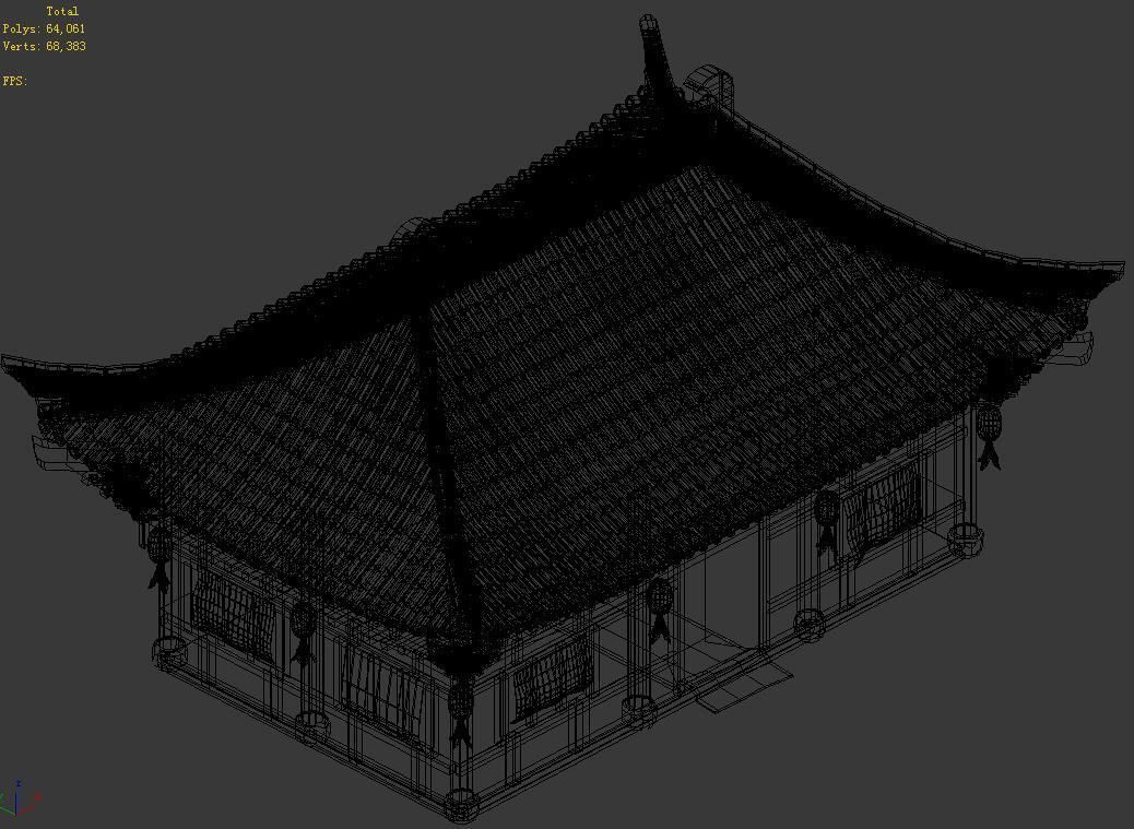 Architecture-Desert-Chinese Ancient Architecture 12 3D model_1