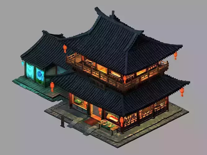 Architecture-Shang Dynasty-Music Shop-25