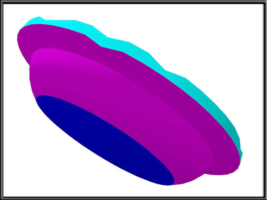 Medieval deep plate Low-poly 3D model_4